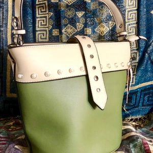 Diophy Vegan Pearled 2Toned Bucket Pd $50